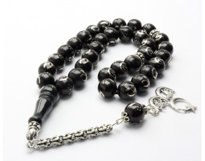 Bozkurt İşlemeli Oltu Tesbih