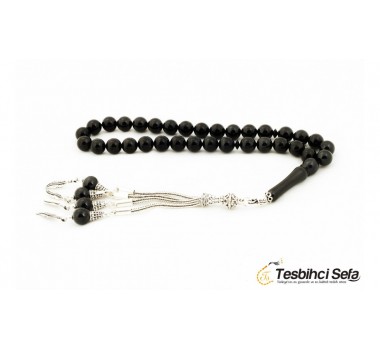 Usta İşi Erzurum Menşei Oltu Taşı Tesbih 