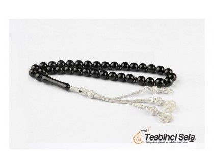 Kazzaz Püsküllü Erzurum Menşei Özel Oltu Taşı Tesbih