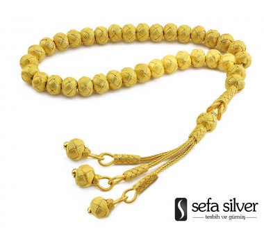14 Ayar Altın Kazaz Tesbih