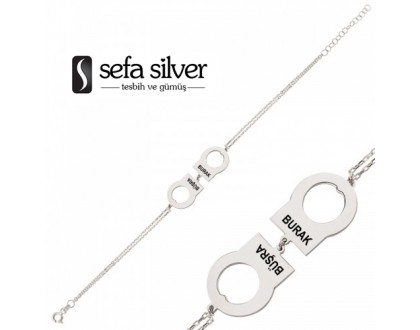 Kelepçe Modeli Özel Gümüş Bileklik