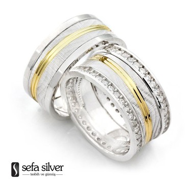 Altın Tasarımı Özel Çift Alyans Altın Tasarımı Özel Çift Alyans