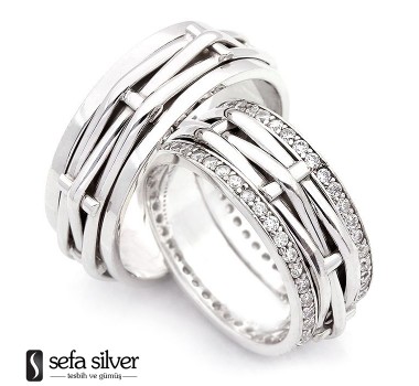 El Yapımı Özel Çift Alyans El Yapımı Özel Çift Alyans