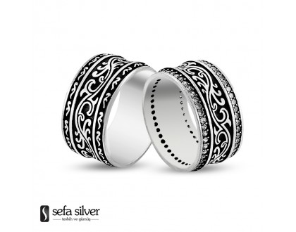 Özel Tasarım Gümüş Alyans