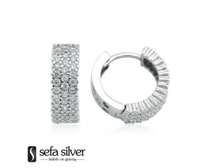 Üç Sıra Halka Küpe