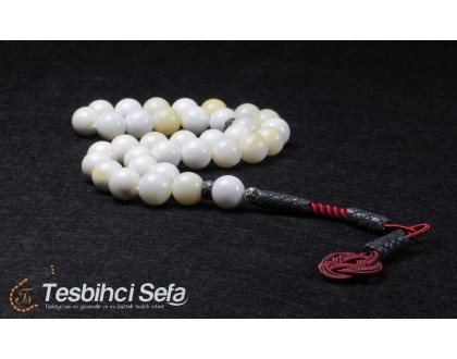 Trabzon Kazaz Özel Püsküllü Doğal Sedef Tesbih