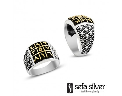 925 Ayar Ebced Gümüş Yüzük 925 Ayar Ebced Gümüş Yüzük