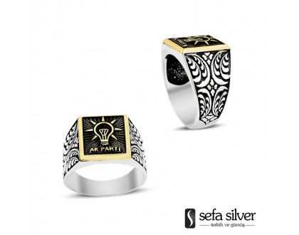 Ak Parti Gümüş Yüzük Ak Parti Gümüş Yüzük