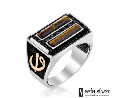 Elif Vavlı Kaplan Gözü Gümüş Yüzük Elif Vavlı Kaplan Gözü Gümüş Yüzük