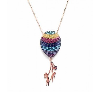 Balonlu Gümüş Kolye Balonlu Gümüş Kolye