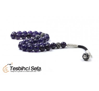 Trabzon Kazaz Püsküllü Özel Ametist Tesbih