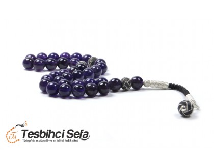 Trabzon Kazaz Püsküllü Özel Ametist Tesbih