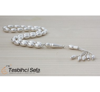 Arpa Kesim Gümüş Tesbih Arpa Kesim Gümüş Tesbih