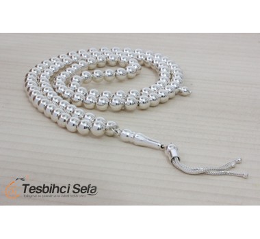 Küre Kesim 99'luk Gümüş Tesbih Küre Kesim 99'luk Gümüş Tesbih