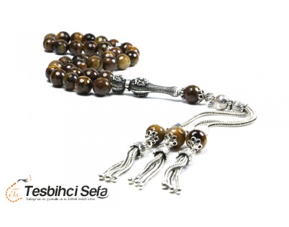 Özel Üçlü Püsküllü Doğal Kaplangözü